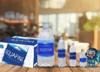 Các sản phẩm của nước tinh khiết Aquafina