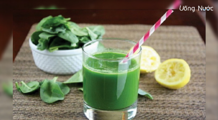 Nước ép chân vịt giảm cân hiệu quả